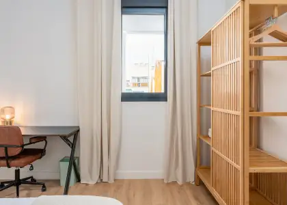 Habitación en piso compartido de 3 habitaciones en alquiler en La Bresca, Málaga. en Málaga